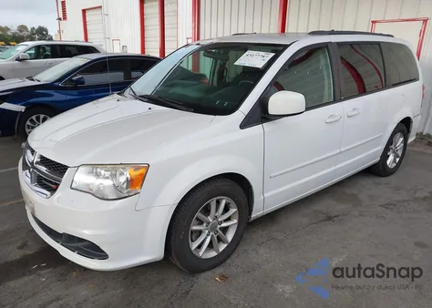 2014 Dodge Grand Caravan Sxt из США, поврежденный, VIN 2C4RDGCG7ER127953